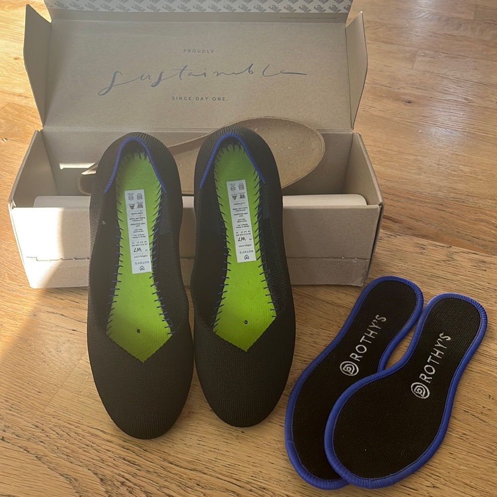 Rothy’s women’s size 7 black flat